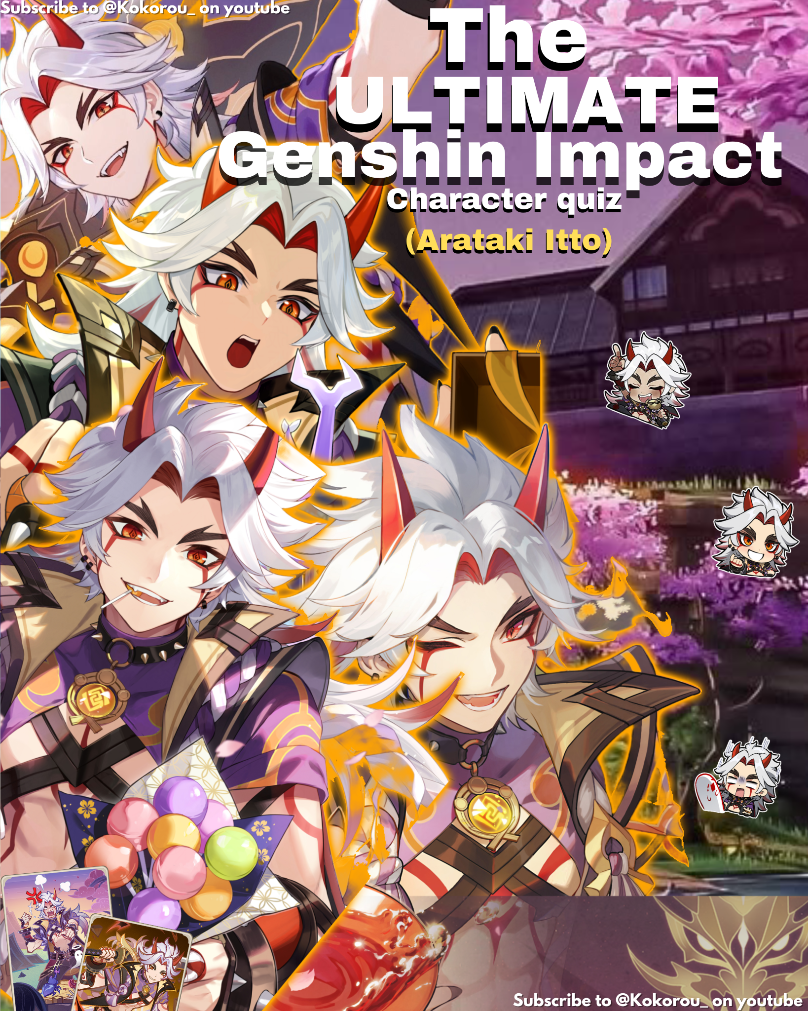 The ULTIMATE : Genshin Impact Character Quiz [Arataki Itto Edition]